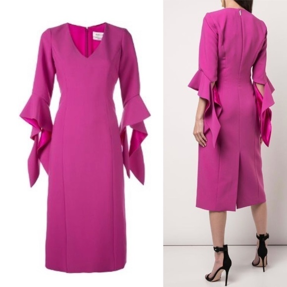 𝅺💕💕NWT! original Prabal Gurung midi dress Fall 2019 Size 10 - Picture 1 of 8
